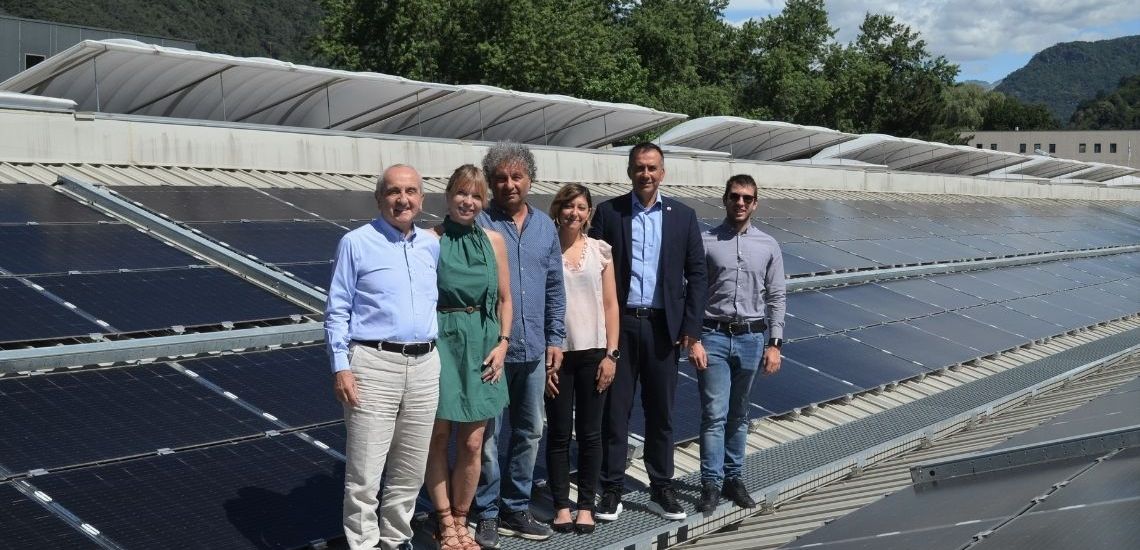 L’energia del fotovoltaico sul tetto della Alcar Ruote SA 