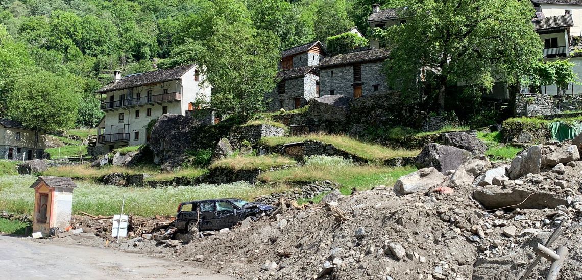 Lavori in corso in Val Lavizzara